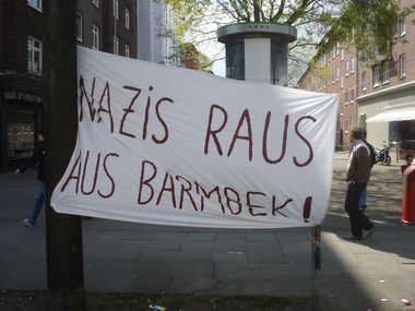 Transparent Nazis raus aus Barmbek