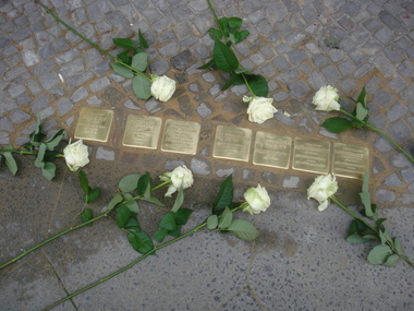 Die verlegten sieben Stolpersteine