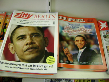 Zeitschriftentitel über Obama