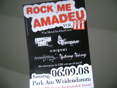 Plakat Rock me Amadeu 2008