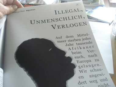 Schlagzeile Ilegal, Unmenschlich, Verlogen