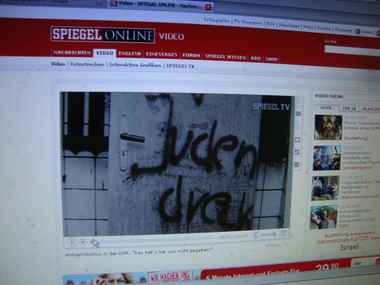 Graffitti Judendreck im Video