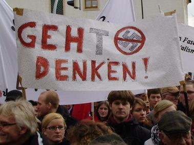 Demonstranten in Osnabrück