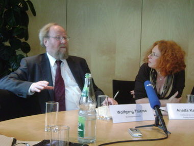 Wolfgang Thierse und Anetta kahane